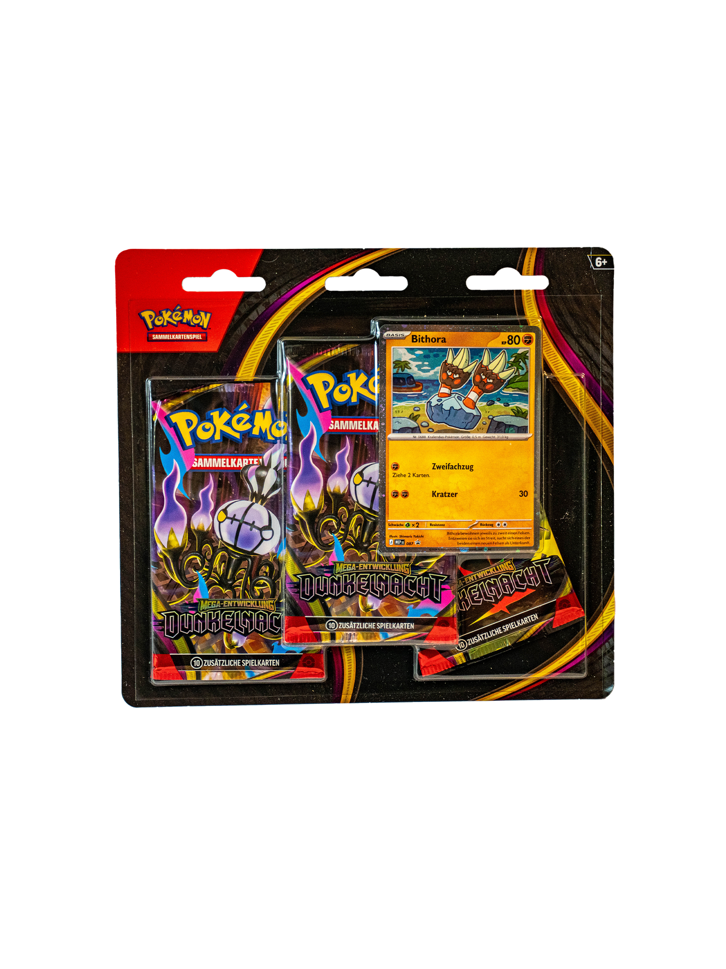 Pokémon Dunkelnacht: Bithora 3-Pack Blister (DE)