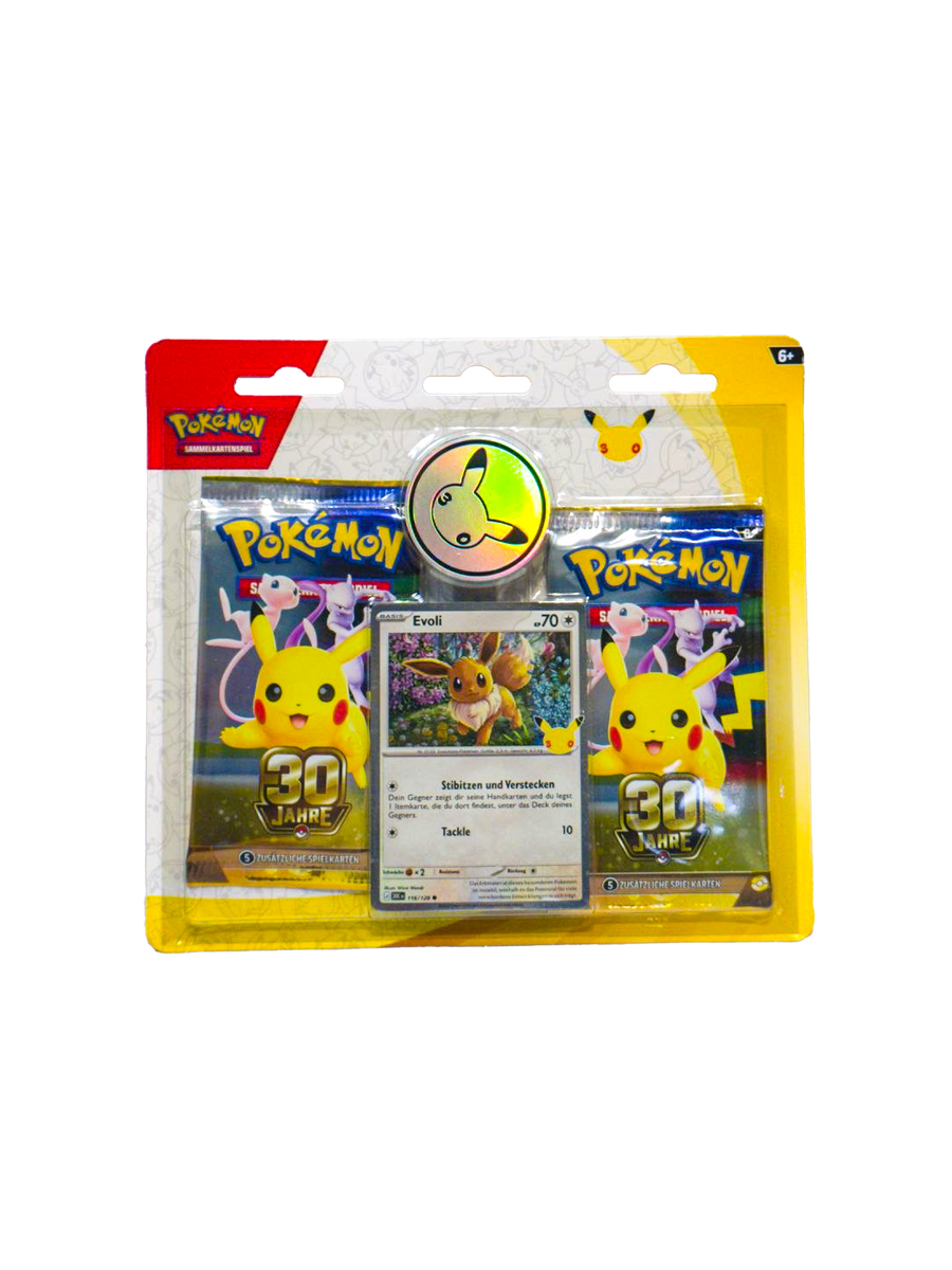 Pokémon 30th Celebration 2-Pack Blister Eevee (DE)