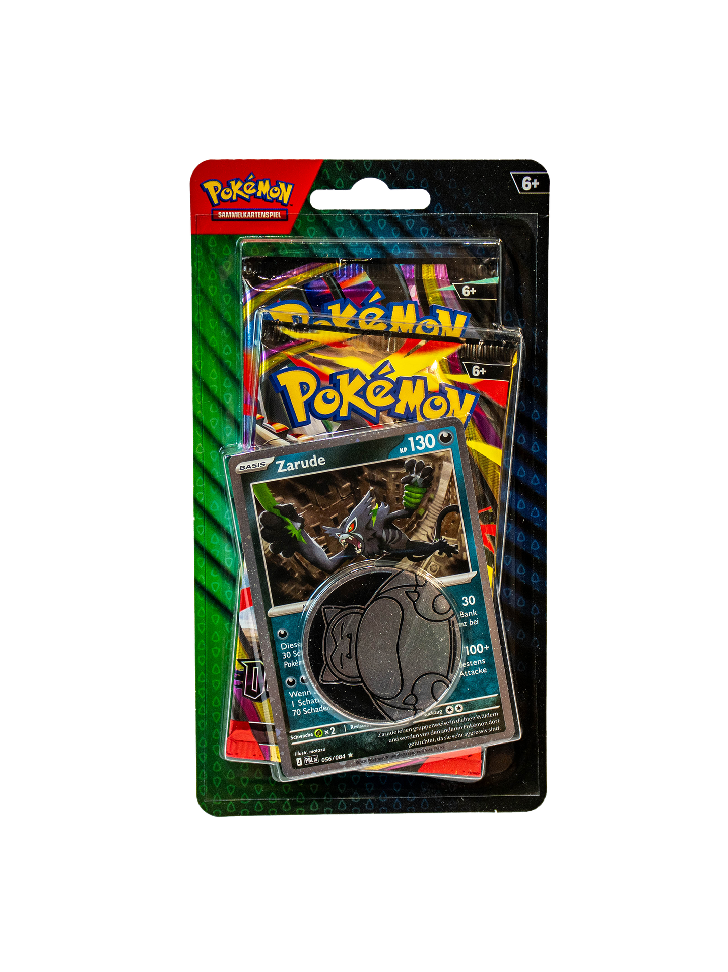 Pokémon Dunkelnacht 2-Pack Blister Zarude (DE)