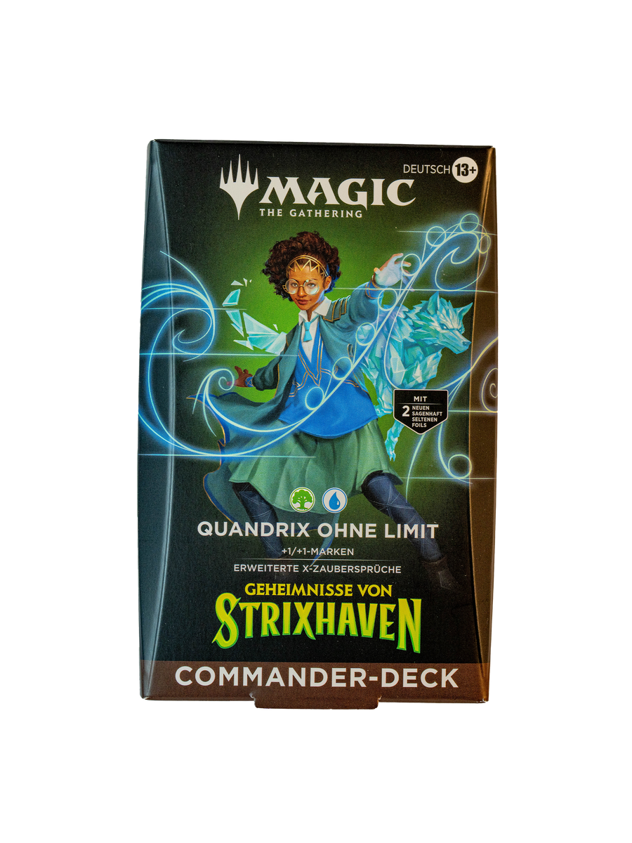 Magic: The Gathering Secrets of Strixhaven Commander Deck Quandrix Unlimited (DE, sealed)