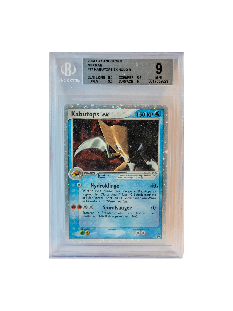Pokémon Kabutops ex Sandstorm BGS 9 (DE, graded)