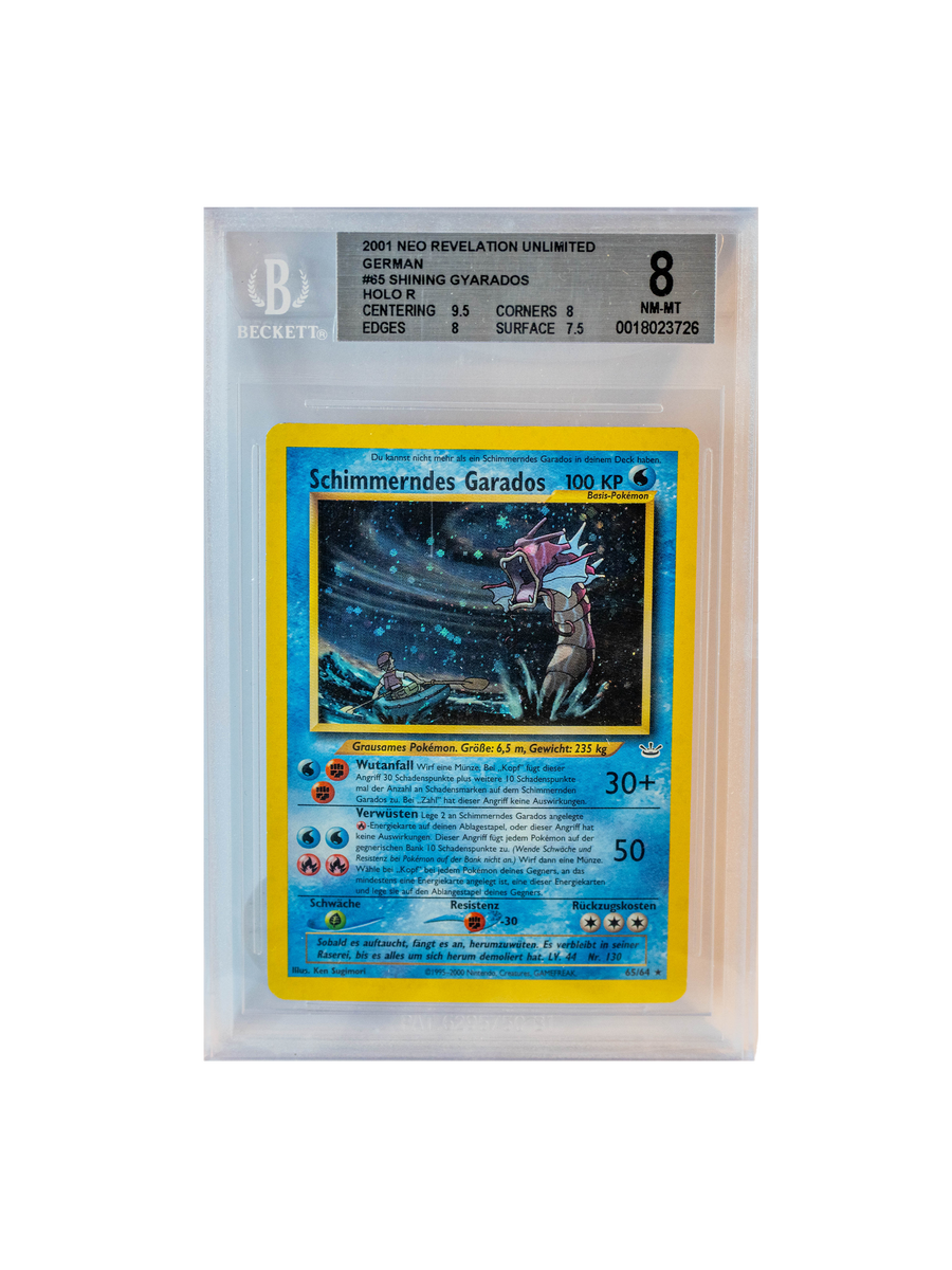 Pokémon Schimmerndes Garados BGS 8 (graded)