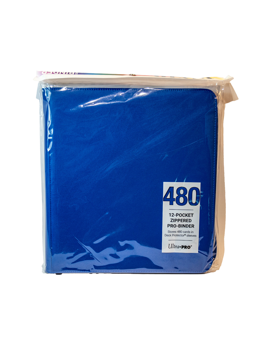 Ultra Pro 12-Pocket Zippered PRO-Binder Blue (480 Cards)