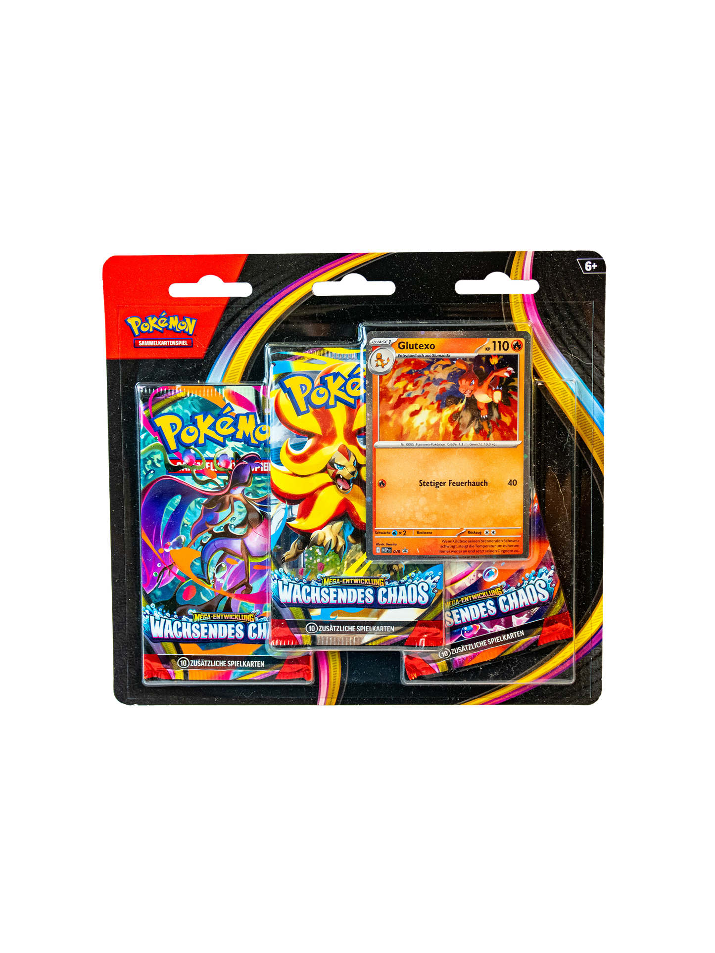 Pokémon Wachsendes Chaos 3-Pack Blister (Deutsch / DE) – Sealed
